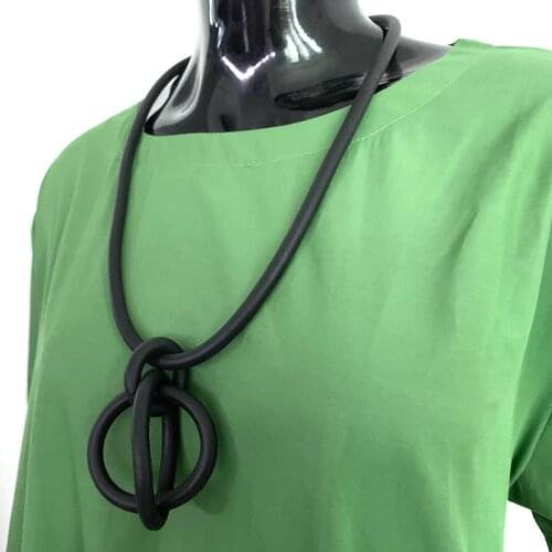 YD&YDBZ 2020 New Rubber Pendant Necklace For Women Handmade Necklaces Gothic Jewelry Wedding Party Clothes Accessories Wholesale