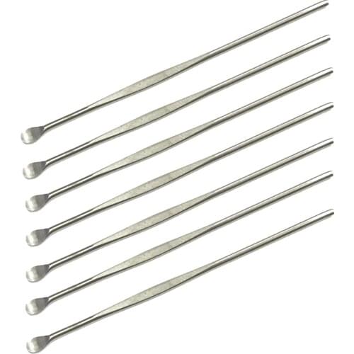 100 Pcs Stainless Steel Silicone Concentrate Dabber Tool