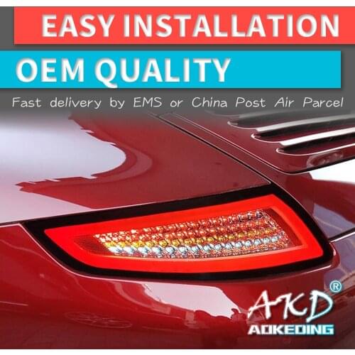 2pcs Taillights For 997 996 911 taillight assembly 2005-2009 for 997 rear lights dedicated car light led taillight back lamp