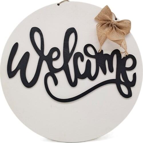 30CM Welcome Signs For Front Porch | Front Porch Decor Door Wreaths For Front Door Outside | Welcome We Hope You Like Cats