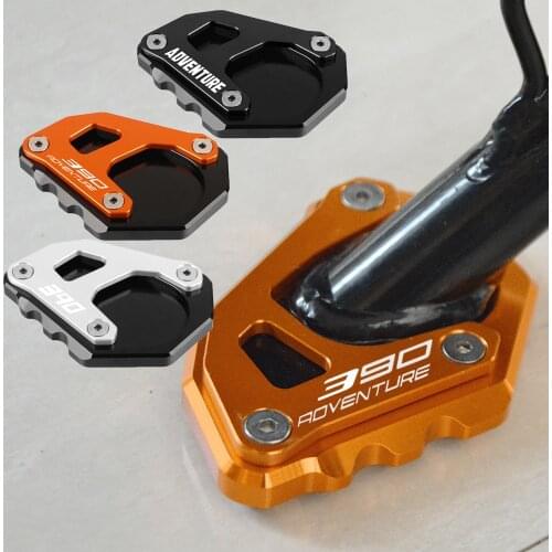 390 ADV Adventure 2020 2021 Motorcycle Aluminum Side Stand Enlarge Kickstand Enlarge Plate Pad Accessories 390Adventure