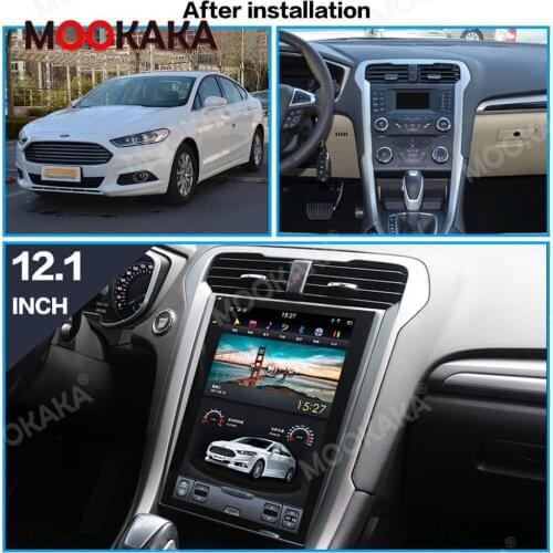 64GB Tesla Screen For 2013 2014 2015 2016 2017 2018 Ford Mondeo Fusion MK5 Android 9 Unit Car Multimedia Player GPS Radio Stereo