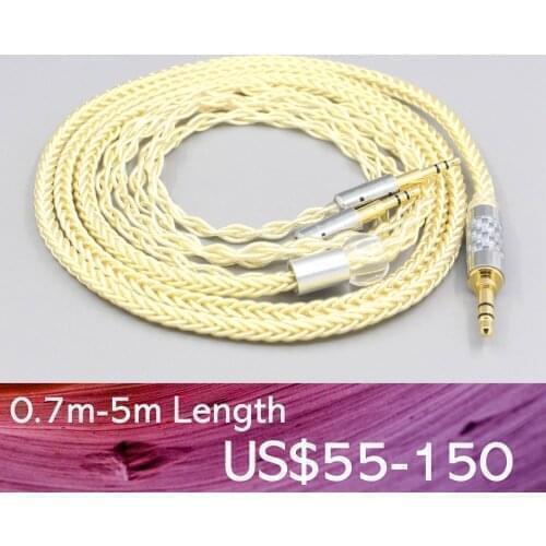 8 Core Gold Plated + Palladium Silver OCC Cable For OLLO Audio S4 MIXING S4R Recording S4X Reference HPS Headphone
