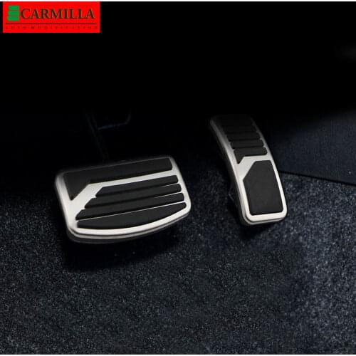 Carmilla Car Rest Fuel Gas Brake Pedal Cover for Mitsubishi Outlander EX ASX PAJERO LANCER Evolution Grandis L200 Mirage ECLIPSE