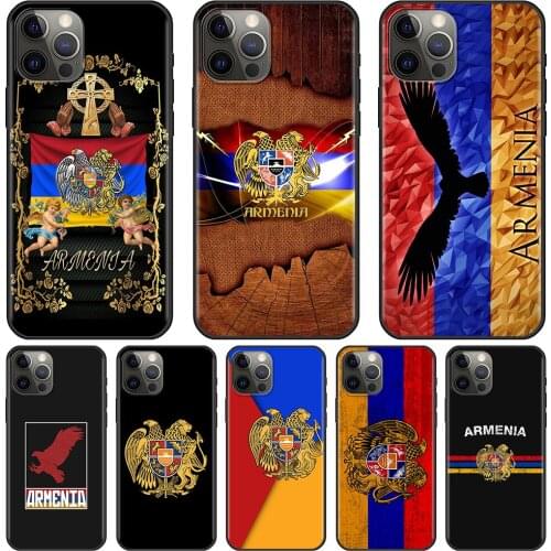Armenia Armenians Flag Coque Phone Fundas For iPhone 12 11 Pro Max XR XS X 7 8 Plus SE Cover Case Capa Guscio Shell