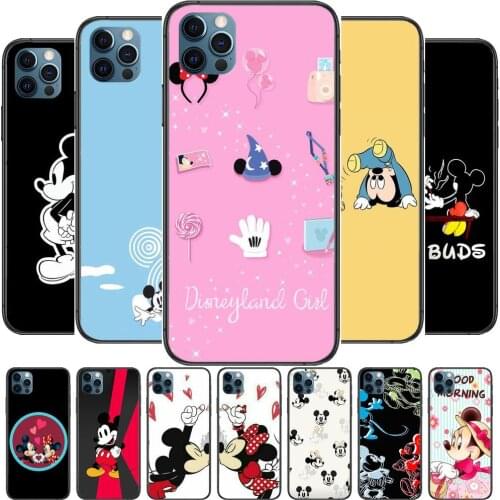 Disney Anime Phone Cases cover For iphone 11 Pro Max case 12 8 7 6 S XR PLUS X XS SE 2020 mini mobile cell shell funda bag