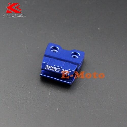 CNC Blue Front Brake Hose Clamp Holder YZ WR 125 250 YZF WRF 250 450 MX LINE