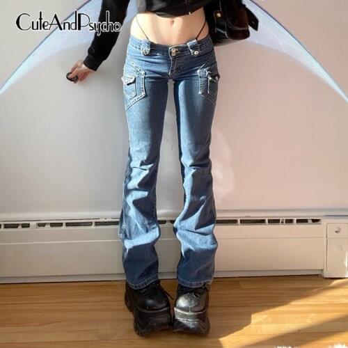 Cuteandpsycho Women's Straight Jeans
