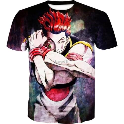 Hisoka Card T-Shirt/Hoodie/Vest Tee 3D Printing Men And Women Fitness Clothing Hunter x Hunter Hisoka Casual T-shirt