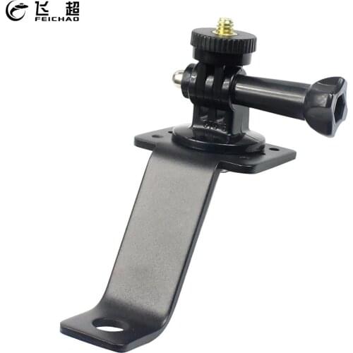 360 Rotate Camera Stand Bracket Mount Aluminum Alloy Motorcycle Rearview Mirror Support Tripod Adapter for Gopro Hero 8 7 6 5 Yi