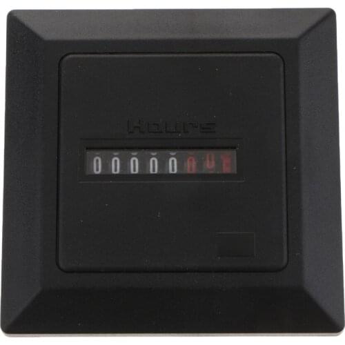 Square Counter LCD Digital 0-99999.9 Hour Meter Hourmeter Gauge AC 220-240V