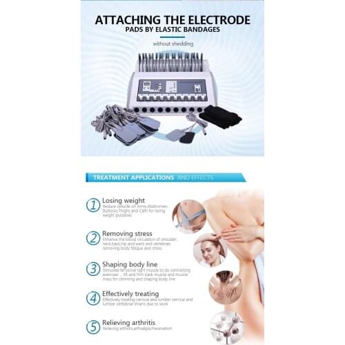 Best Selling physiotherapy electrotherapy beauty equipment Electro Stimulation combining infrared heating therapy weight loss