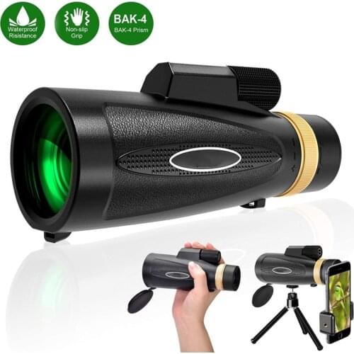 Monocular Telescope 12-16X60 With Powerful HD Zoom Scope Hunting Spyglass Optical Weak Night Vision For Camping Hiking Travel