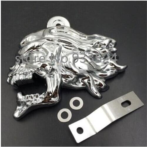Motorcycle Horn Cover for Yamaha Vulcan 800 V-Star 650 1100 Classic Silverado Chrome
