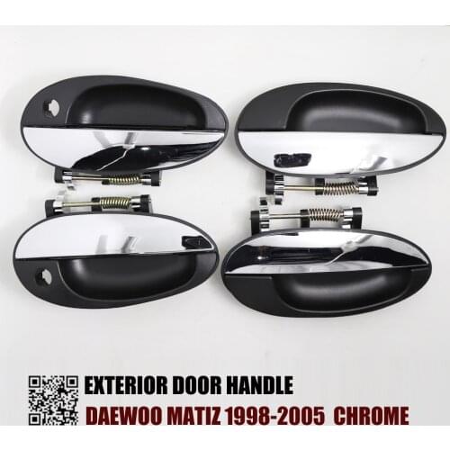 EXTERIOR DOOR HANDLE FOR DAEWOO MATIZ 1998-2005 OEM:96507784 96507785 CHROME TYPE