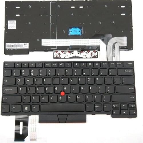 New Keyboard For Lenovo ThinkPad E480 L480 L380 Yoga T480s Series Laptop US Black Without Backlit