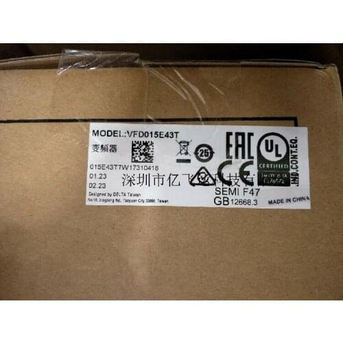 NEW Delta converter VFD015E43T