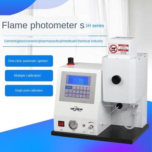 Flame Photometer Laboratory Potassium Sodium Lithium Soil Fertilizer Cement Analysis Special One-key Automatic Ignition Photomet