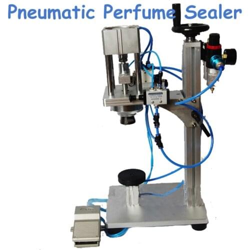 Pneumatic Perfume Sealing Machine Automatic Perfume Capping Machine Perfume Bottle Valve Door Sealing Machine