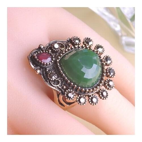 Vintage Punk Style Metal Hollow Ring Drop Water 2014 Winter Accessories Turkish turco Brand Anel Aneis joias Bague Bijuterias