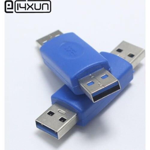 1pcs USB 3.0 Type A Male to Male DC Power Plug Jack High Speed AM Adapter Connector Extension Cord Socket