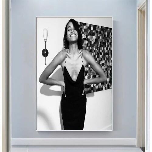 Arlenis Sosa Sexy Model Pretty Girl Swimsuit Pose Wall Silk Cloth HD Poster Art Home Decoration Gift