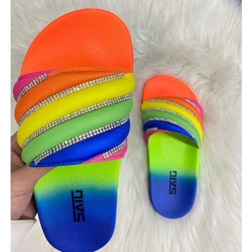 Home Slippers Summers Thick Platform Womens 2021 Sandals Indoor Bathroom Anti-slip Slides Ladies mens Shoes mules Drop shipping