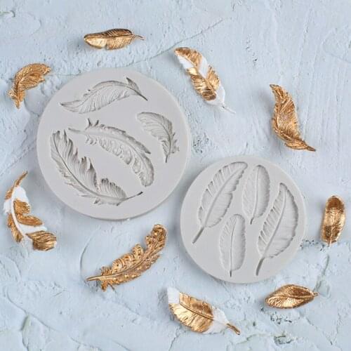 Angel Wing Feather Mould Silicone Mold Fondant Cake Decorating Tool Gumpaste Sugarcraft Chocolate Forms Bakeware
