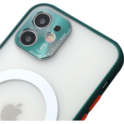 Magnetic Case For IPhone 12 Pro Max XR 11 Case For Magsafe Wireless Charging Shockproof Metal Camera Lens Full Protection Cover