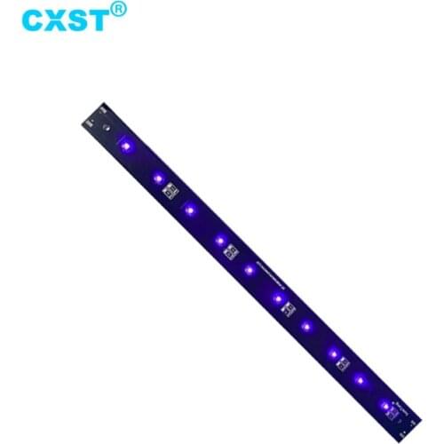 2pcs/lot CXST 5W 10W UVC LED Strip Module for UV Disinfecation Equipment SMD3535 300x20x2mm 265-285nm 395-405nm UVA+UVC/UVC
