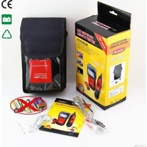 NOYAFA NF-8200 Cable Tester RJ45 Network Line RJ11 Telephone Wire Tracker STP UTP 5E 6E Diagnose Tone Tracer Original Package
