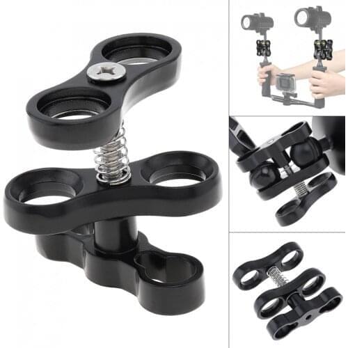 Diving Video Fill Lights Ball Butterfly Clip Arm Clamp Mount 360 Rotate Fit for GoPro Hero 7 6 5 Action Camera/Diving Flashlight