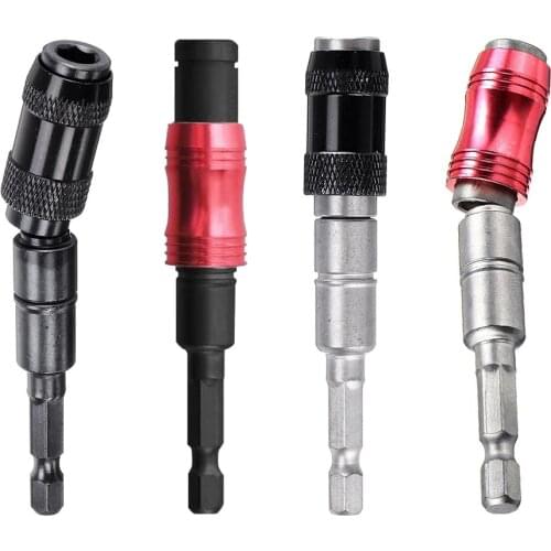 Durable Locking Bit Holder Drive Guide Drill Magnetic Screw Drill Tip Locking Drive Guide Electric Drill Adapter