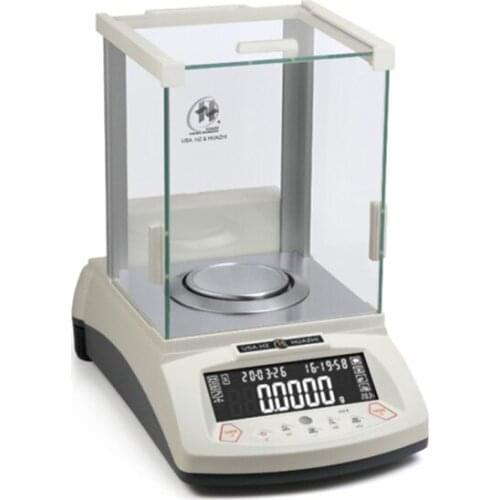 Professional 0.1mg Analytical Balances / Intelligent Internal Calibration Precise Scale