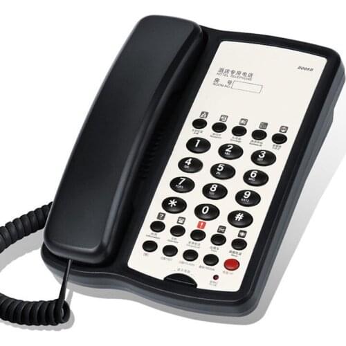 Corded Phone Desktop Landline Telephone, Handsfree Calling, Redial, Call Waiting, R Key Transfer for Office Home Hotel
