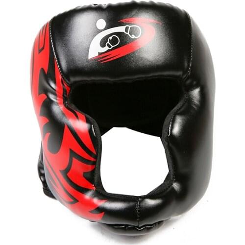 New Free Size Muay Thai Boxing Taekwondo MMA Helmet Head Protector Karate Sparring Kickboxing Protective Headgear DDO