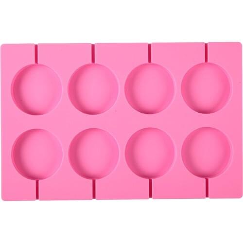 Silicone Round Lollipop Candy Cake Baking Molds Chocolate Cake Birthday Decorating Pastry Mould Silicone Lollipops Maker