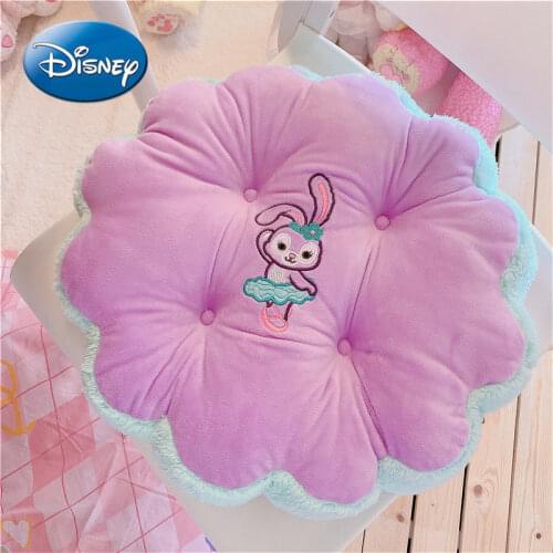 Disney Flower Shape Thicken Plus Velvet Stellalou Cushion Cushion Student Sleep Cushion Soft Cotton Throw Pillow