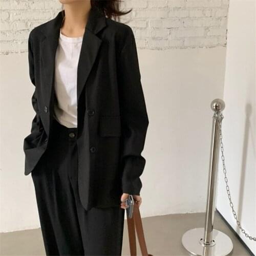Bella New Women Chic Office Double Breasted Blazer Vintage Coat Korean Fashion Long Sleeve Office Lady Outerwear Stylish Top