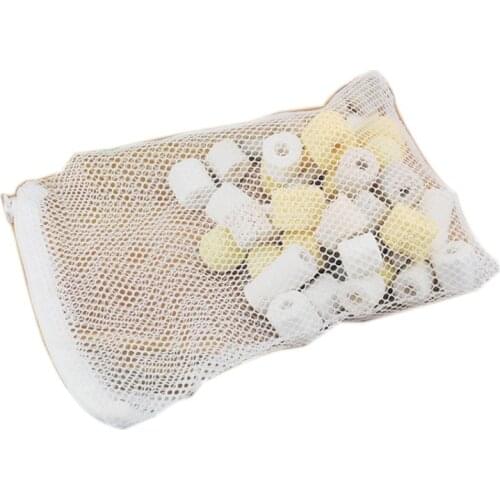 10 pcs Aquarium filter material includes a bag of lightning bag, coral sand mesh filter bag, spring bag Fish tank filter bag