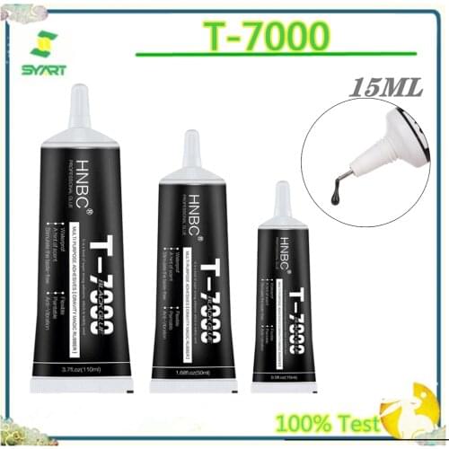 15ML T7000 Super Black Liquid Glue Epoxy Resin Sealant Strength Adhesive Fixed Mobile Phone Handicraft T7000 Glue