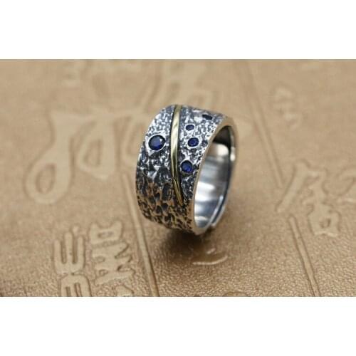 925 STERLING SILVER meteor shower men women rings Ring jewelry A4242