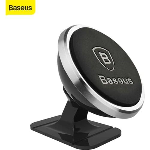 Baseus Universal Car Phone Holder 360 Degree GPS Magnetic Mobile Phone Holder For iPhone X magnet phone Holder stand in car