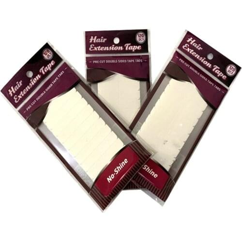 Kayla White Adhesive Waterproof Replace Tape For Remy Tape Hair Extensions No Shine 0.8*4cm