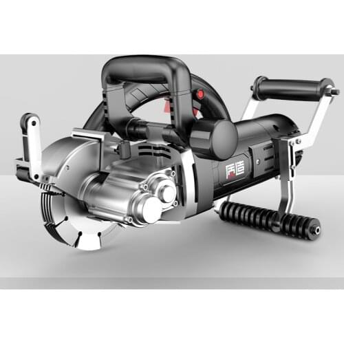 Wall chaser one-time forming dust-free water and electricity installation engineering wall trunking machine concrete cutting ma