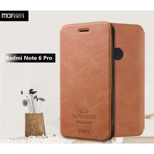 For Xiaomi Redmi Note 6 Pro Case MOFI Flip Case For Xiomi Redmi Note6 Pro High Quality Wallet Leather Cover For Redmi Note 6