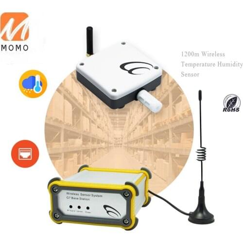 High Quality 1200m Wireless Temperature Humidity Digital Thermostat with External Sensor