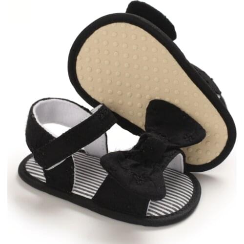 Baby Sneaker Shoes Baby Girls Soft Sandals Toddler Princess Sandals Bowknot Flat Summer