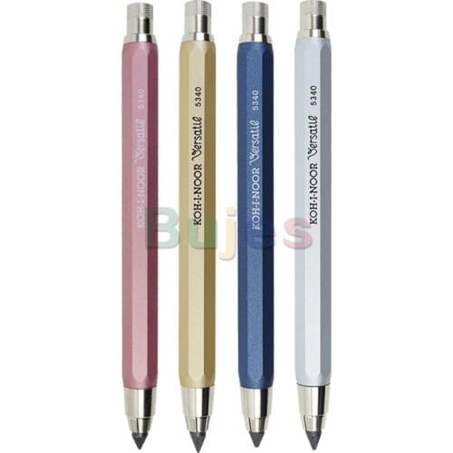 KOH-I-NOOR HARDTMUTH 5340 magic 5.6mm artists mechanical pencil leadholder,All Metal, Sharpener Built in Pushbutton