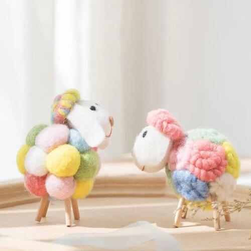 Creative Wool Cashmere Home Furnishings Living Room Bedroom Cute Personality Wool Felt Decorative Ornaments